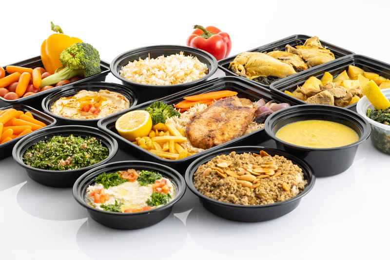 Serving food in restaurants need containers